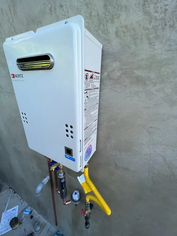 Tankless water heater installation for Wallace homes